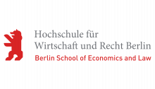 Logo der Hochschule für Wirtschaft und Recht Berlin.